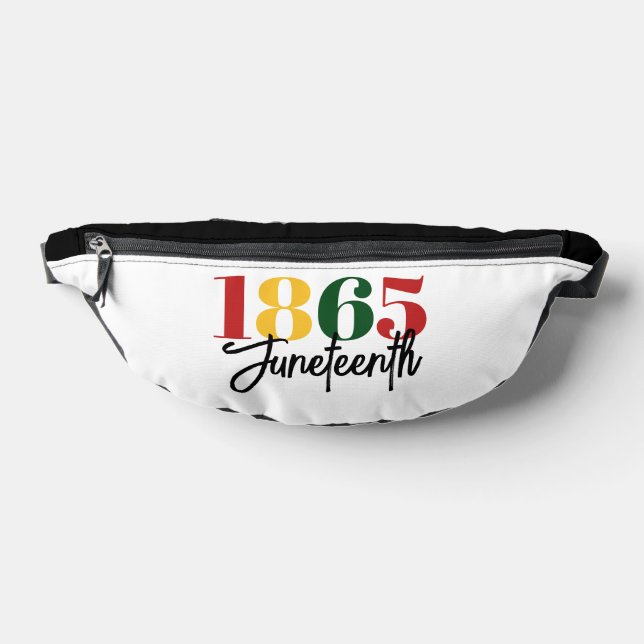 Juneteenth 1865 Freedom Black History Celebration Fanny Pack (Lay Down)