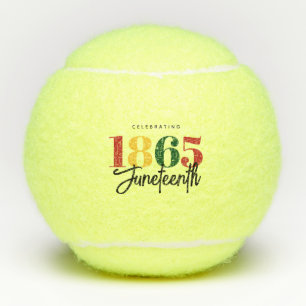 Juneteenth 1865 Freedom Black History Celebration Tennis Balls