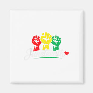 Juneteenth 1865 Freedom Day African June 19th Men Magnet