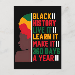 Juneteenth 1865 Freedom Day Black History Holiday Postcard