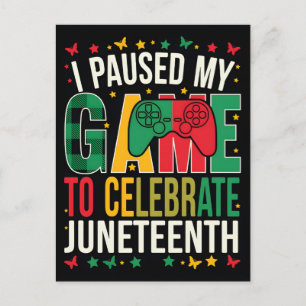 Juneteenth 1865 Freedom Day Black History Holiday Postcard