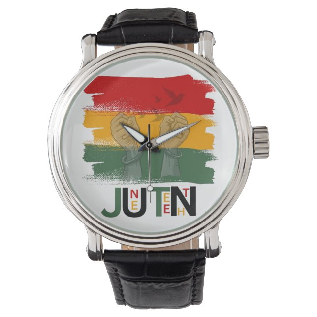 Juneteenth 1865 Freedom  Day  Watch (Front)