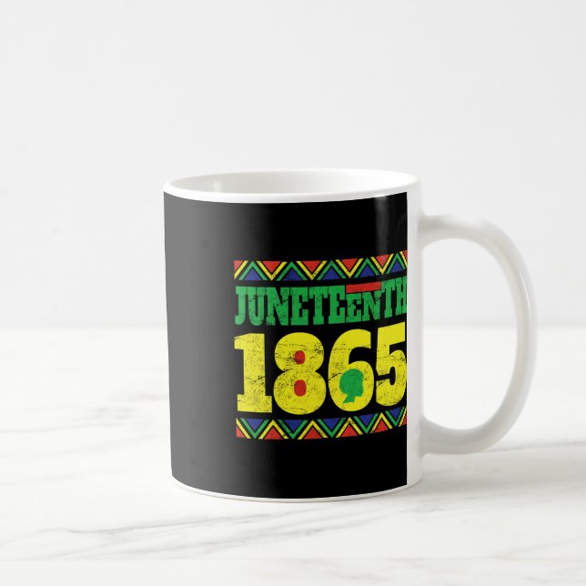 Juneteenth 1865 Is The Independence Day Black Hist Coffee Mug (Right)