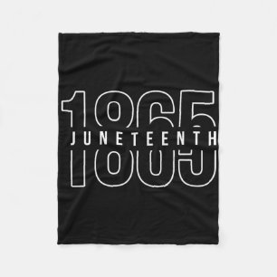 Juneteenth 1865 Shirt Black History Civil Rights A Fleece Blanket
