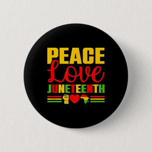 Juneteenth 1865 Shirt Women Freedom Black History 2 Inch Round Button