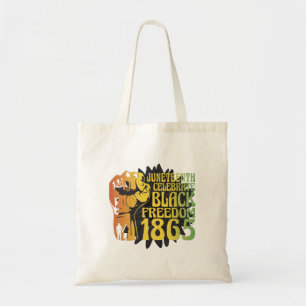 Juneteenth (19.6.1865) Black Freedom Day Sunflowe Tote Bag