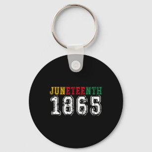 Juneteenth 19 June Black History African American  Keychain