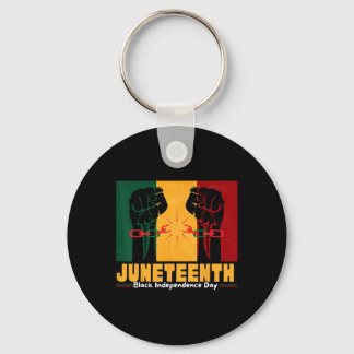 Juneteenth 19th 1865 Black Independence Day  Keychain