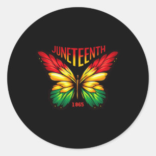 Juneteenth 1 classic round sticker