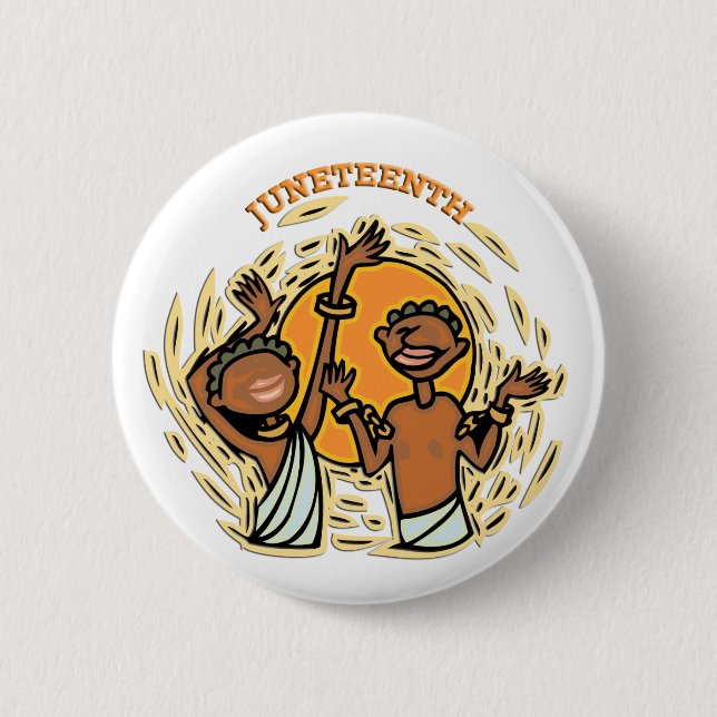 Juneteenth 2 Inch Round Button (Front)
