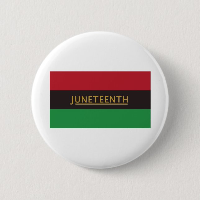 juneteenth 2 inch round button (Front)