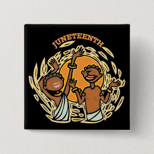 Juneteenth 2 Inch Square Button
