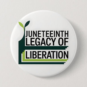Juneteenth 3 Inch Round Button