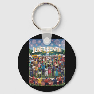 Juneteenth 3 keychain