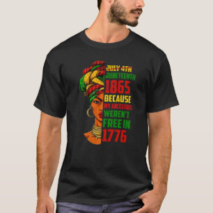 Juneteenth Accentors Afro Black African History Pr T-Shirt