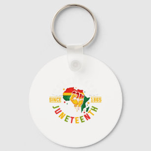 Juneteenth African American 1865 Juneteenth Keychain