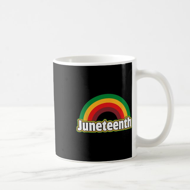 Juneteenth African American Celebrate Juneteenth W Coffee Mug (Right)