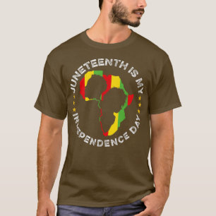 Juneteenth Ancestors Black African American Flag P T-Shirt