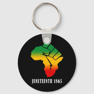 Juneteenth Ancestors Black African Map American Fr Keychain