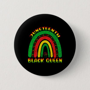 Juneteenth Black African American Cute Women Teens 2 Inch Round Button
