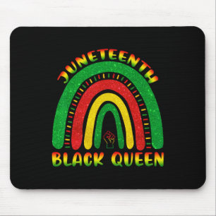 Juneteenth Black African American Cute Women Teens Mouse Pad