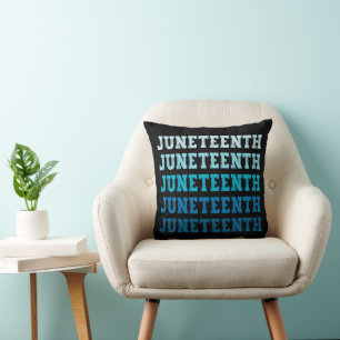 Juneteenth Black American African Celebration Cool Throw Pillow