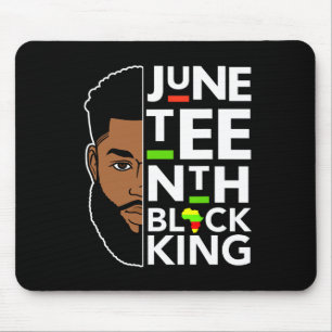 Juneteenth Black Bruh King Melanin Father Dad Men Mouse Pad