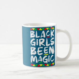Juneteenth black girls been magic melanin afro coffee mug