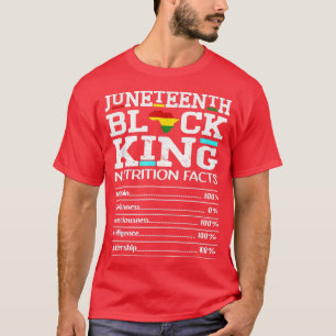 Juneteenth Black King Melanin Dad Fathers Day Dad T-Shirt
