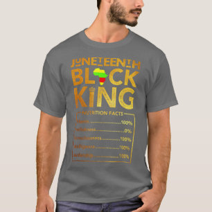 Juneteenth Black King Melanin Dad Fathers Day Men  T-Shirt