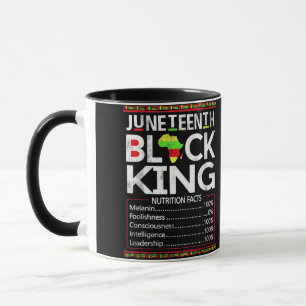 Juneteenth Black King Melanin Dad Fathers Day Mug