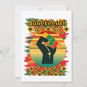 Juneteenth Black Pride Freedom Note Card