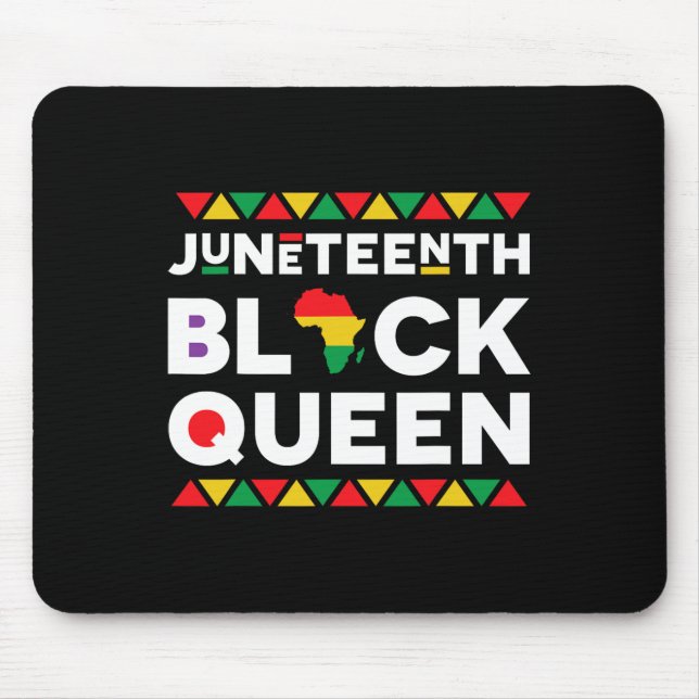 Juneteenth Black Queen 1  Mouse Pad (Front)