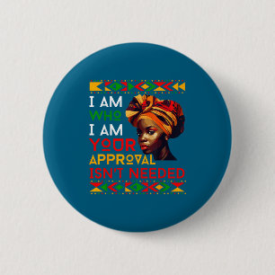 Juneteenth black queen african black women black 2 inch round button