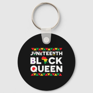 Juneteenth Black Queen Keychain