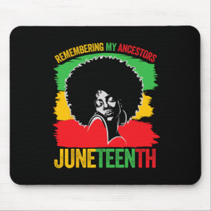 Juneteenth Black Women African American Ancestors Mouse Pad