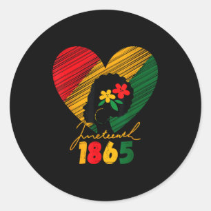 Juneteenth black women remembering my ancestors  classic round sticker