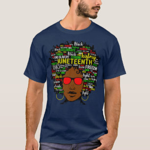 Juneteenth Celebrate 1865 June 19th Independence D T-Shirt