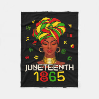 Juneteenth Celebrate African American Freedom Day Fleece Blanket