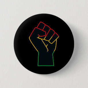 Juneteenth Celebrates Black African American Freed 2 Inch Round Button