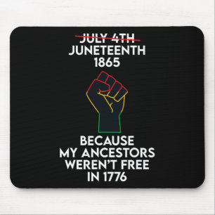 Juneteenth Celebrates Black African American Freed Mouse Pad