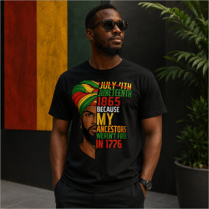 Juneteenth Celebrating Black Freedom 1865 T-Shirt