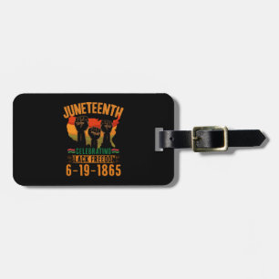 Juneteenth Celebrating Black Freedom 186 African Luggage Tag