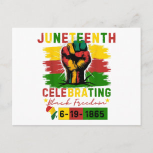 Juneteenth Celebrating Black Freedom Black History Postcard