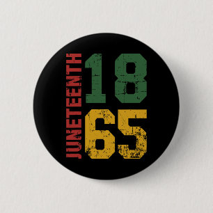 Juneteenth Celebrating Freedom In African History  2 Inch Round Button