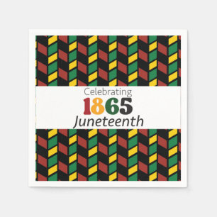 Juneteenth Celebrating Since 1865 Black History  Napkin