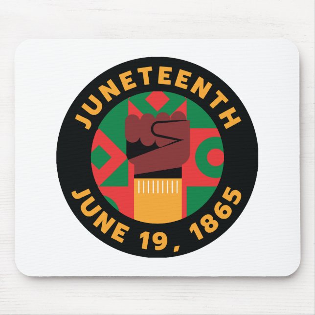 Juneteenth Celebration  Commemorating Freedom and  Mouse Pad (Front)