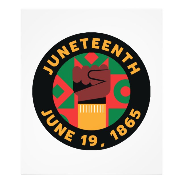 Juneteenth Celebration  Commemorating Freedom and  Photo Print (Front)