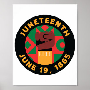 Juneteenth Celebration  Commemorating Freedom and  Poster