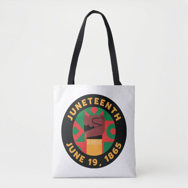 Juneteenth Celebration  Commemorating Freedom and  Tote Bag (Front)